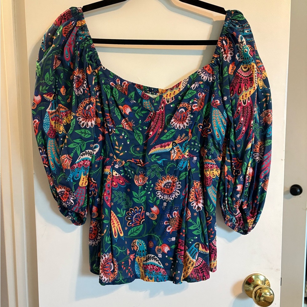Farm Rio - Tropical Birds blouse